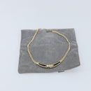 Christian Dior Necklace metal Gold Auth fm5301-12