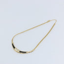 Christian Dior Necklace metal Gold Auth fm5301-2