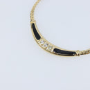 Christian Dior Necklace metal Gold Auth fm5301-3