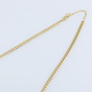 Christian Dior Necklace metal Gold Auth fm5301-5