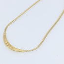 Christian Dior Necklace metal Gold Auth fm5301-9