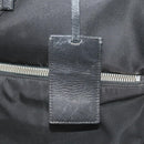 PRADA Carry Case Trunk Nylon Black Silver Auth fm5302-22