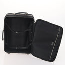 PRADA Carry Case Trunk Nylon Black Silver Auth fm5302-11