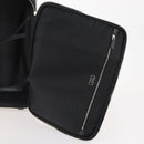 PRADA Carry Case Trunk Nylon Black Silver Auth fm5302-24