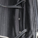 PRADA Carry Case Trunk Nylon Black Silver Auth fm5302-29