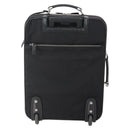 PRADA Carry Case Trunk Nylon Black Silver Auth fm5302-2