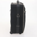 PRADA Carry Case Trunk Nylon Black Silver Auth fm5302-3