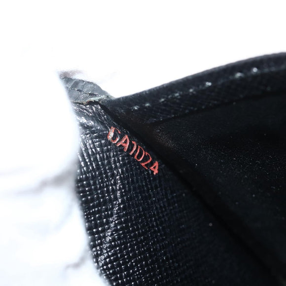 LOUIS VUITTON Epi Porte Tresor Long Wallet Black M63382 LV Auth fm5305