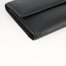 LOUIS VUITTON Epi Porte Tresor Long Wallet Black M63382 LV Auth fm5305-14