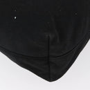 FENDI Tote Bag Nylon Black Silver Auth fm5308-15