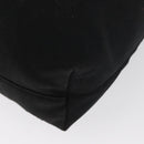 FENDI Tote Bag Nylon Black Silver Auth fm5308-16