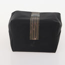 FENDI Pecan Canvas Zucchino Canvas Hand Bag 3 Set Brown Black Navy Auth fm5309-13