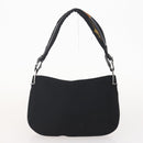 GUCCI GG Canvas Shoulder Bag Nylon Leather 3 Set Black Auth fm5310-10