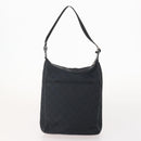 GUCCI GG Canvas Shoulder Bag Nylon Leather 3 Set Black Auth fm5310-3