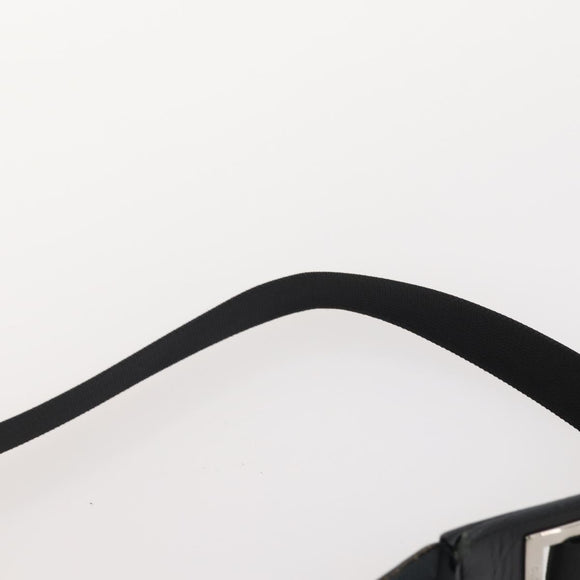 GUCCI GG Canvas Shoulder Bag Nylon Leather 3 Set Black Auth fm5310