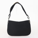 GUCCI GG Canvas Shoulder Bag Nylon Leather 3 Set Black Auth fm5310-9