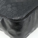 GUCCI GG implementation Shoulder Bag PVC Black Silver 211107 Auth fm5312A-13