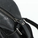GUCCI GG implementation Shoulder Bag PVC Black Silver 211107 Auth fm5312A-14