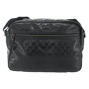 GUCCI GG implementation Shoulder Bag PVC Black Silver 211107 Auth fm5312A-2