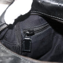 GUCCI GG implementation Shoulder Bag PVC Black Silver 211107 Auth fm5312A-20