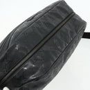 GUCCI GG implementation Shoulder Bag PVC Black Silver 211107 Auth fm5312A-6