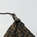 FENDI Zucca Canvas Mamma Baguette Bag Black Brown 222826426 Auth fm5313A-18