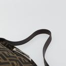 FENDI Zucca Canvas Mamma Baguette Bag Black Brown 222826426 Auth fm5313A-8