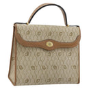 Christian Dior Honeycomb Canvas Bag PVC Beige Gold 000 109 0122 Auth fm5314A-1