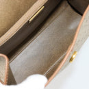 Christian Dior Honeycomb Canvas Bag PVC Beige Gold 000 109 0122 Auth fm5314A-18