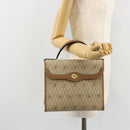 Christian Dior Honeycomb Canvas Bag PVC Beige Gold 000 109 0122 Auth fm5314A-23