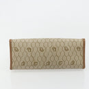 Christian Dior Honeycomb Canvas Bag PVC Beige Gold 000 109 0122 Auth fm5314A-9