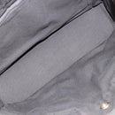HERMES Fourre ToutPM Hand Bag Cotton Gray Silver Auth fm5317-15
