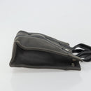 HERMES Fourre ToutPM Hand Bag Cotton Gray Silver Auth fm5317-4