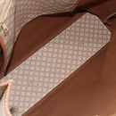 CELINE Macadam Canvas Tote Bag PVC Beige Gold Auth fm5318-10
