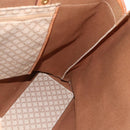 CELINE Macadam Canvas Tote Bag PVC Beige Gold Auth fm5318-18