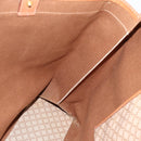 CELINE Macadam Canvas Tote Bag PVC Beige Gold Auth fm5318-19