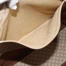 CELINE Macadam Canvas Tote Bag PVC Beige Gold Auth fm5318-11