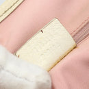 GUCCI GG Canvas Tote Bag Pink Silver 145810 Auth fm5322-12