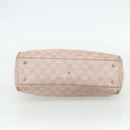 GUCCI GG Canvas Tote Bag Pink Silver 145810 Auth fm5322-5