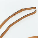 CELINE Macadam Canvas Shoulder Bag PVC Leather Brown Gold Auth fm5323-8