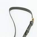 CELINE C Macadam Canvas Shoulder Bag Beige Gold Auth fm5324-8