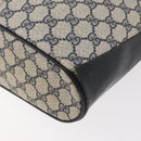 GUCCI GG Supreme Web Sherry Line Purse Bag PVC Navy Gold 41 02 033 Auth fm5327-11