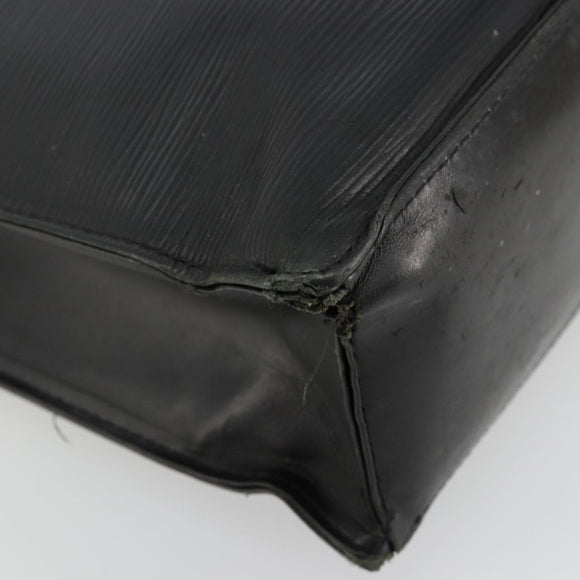 LOUIS VUITTON Epi Sac Plat PM Hand Bag Black M58658 LV Auth fm5328