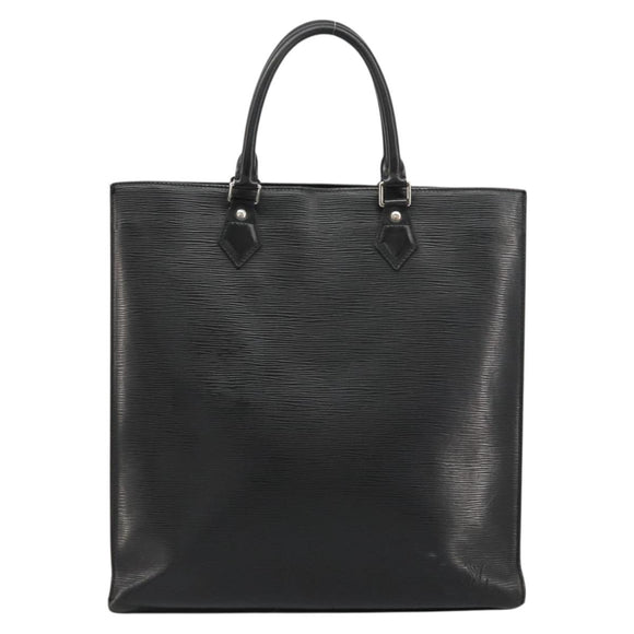 LOUIS VUITTON Epi Sac Plat PM Hand Bag Black M58658 LV Auth fm5328