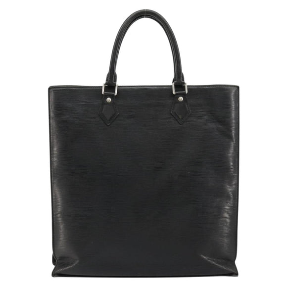 LOUIS VUITTON Epi Sac Plat PM Hand Bag Black M58658 LV Auth fm5328
