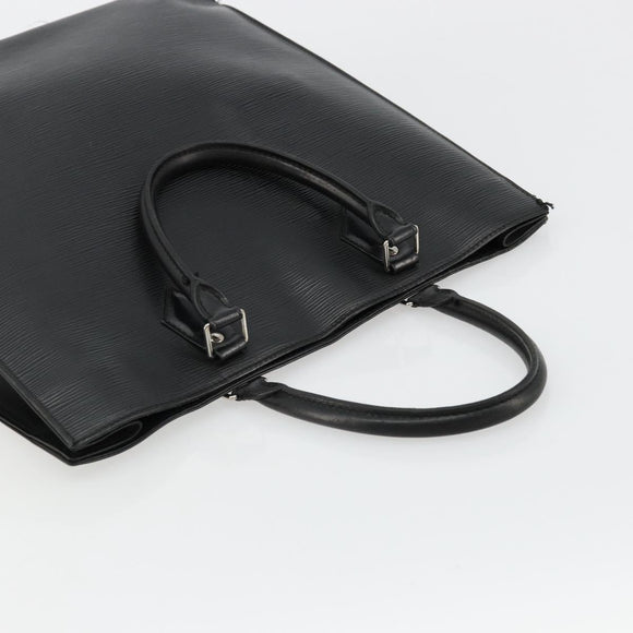 LOUIS VUITTON Epi Sac Plat PM Hand Bag Black M58658 LV Auth fm5328