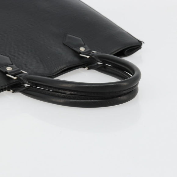 LOUIS VUITTON Epi Sac Plat PM Hand Bag Black M58658 LV Auth fm5328