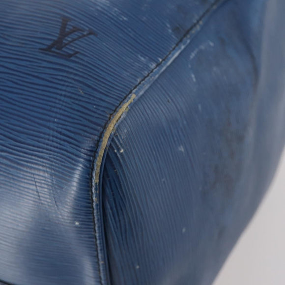 LOUIS VUITTON Epi Keepall 50 Boston Bag Blue M42965 LV Auth fm5329