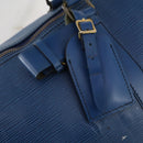 LOUIS VUITTON Epi Keepall 50 Boston Bag Blue M42965 LV Auth fm5329-17