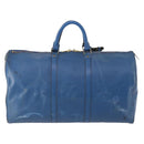 LOUIS VUITTON Epi Keepall 50 Boston Bag Blue M42965 LV Auth fm5329-3